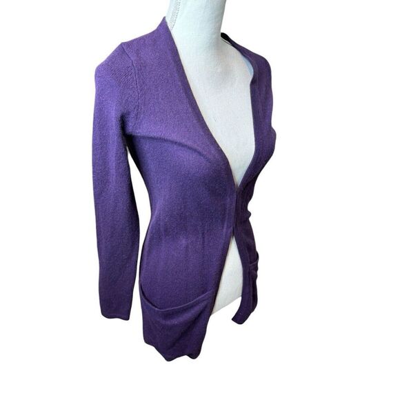 Kenar Women's Open Front With Clasps Cashmere Sweater Cardigan  Size Xs NWT - Picture 2 of 6